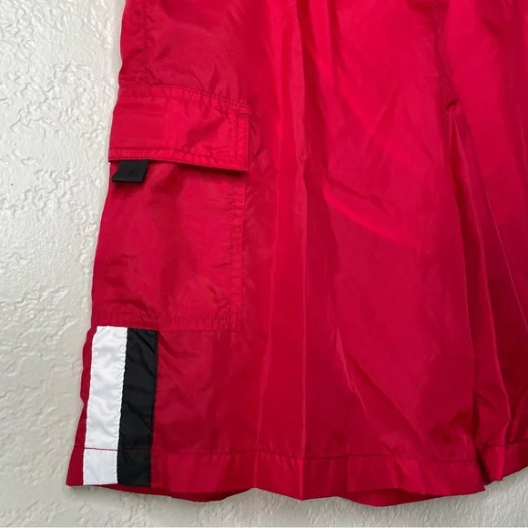Nike Vintage 90s Red Swim Trunks Shorts XL Swoosh Logo Mesh Lined - Picture 4 of 10